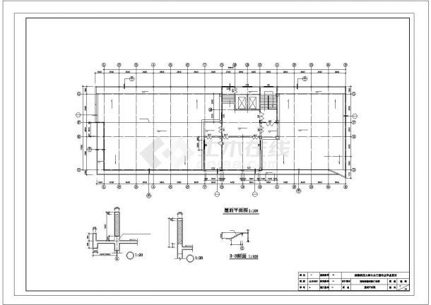 五层6200平方米医院门诊楼建筑结构毕业CAD全套设计（含计算书，PKPM）-图一
