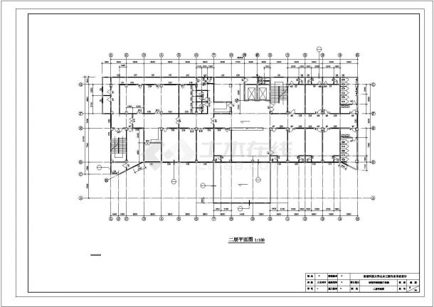 五层6200平方米医院门诊楼建筑结构毕业CAD全套设计（含计算书，PKPM）-图二