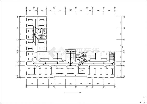 国检局办公楼电气设计CAD图-图二