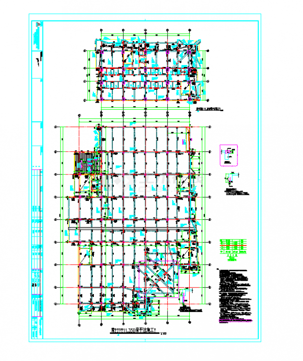 某地素质训练营型钢梁柱节点深化CAD图纸-图二