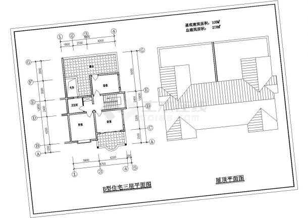 保定市某占地2.1万平米小区平面规划设计CAD图纸（含住宅户型设计）-图一