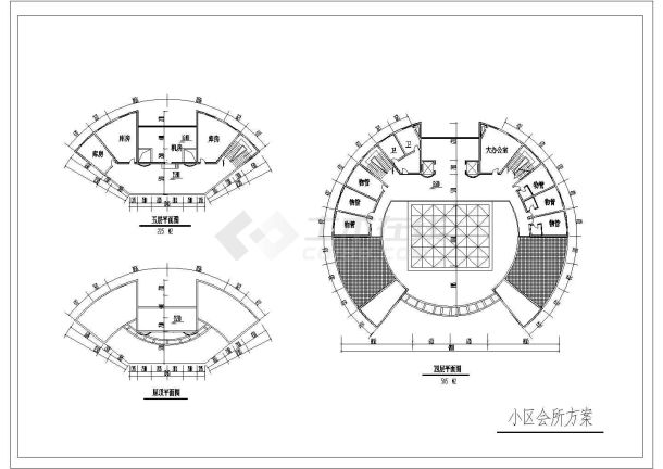 某龙城华苑小区规划CAD大样建筑施工构造全套图-图一