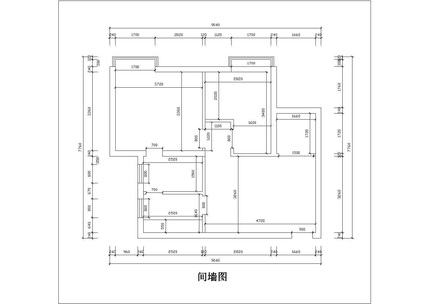 某带有抛光砖的公寓室内装修图