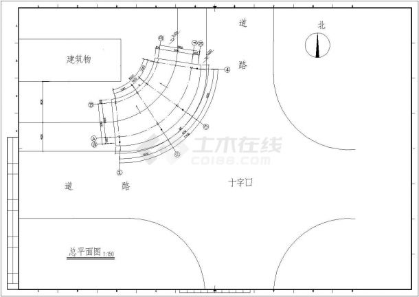 某一层轻钢框架结构售楼处设计cad详细结构施工图（含设计说明，含建筑设计）-图一