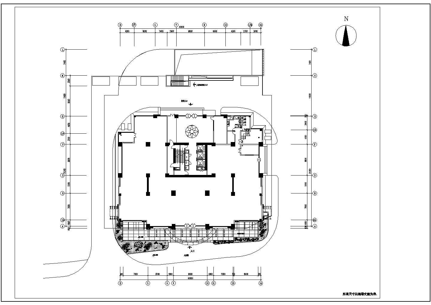 某花园商业街CAD建筑设计大样完整施工图