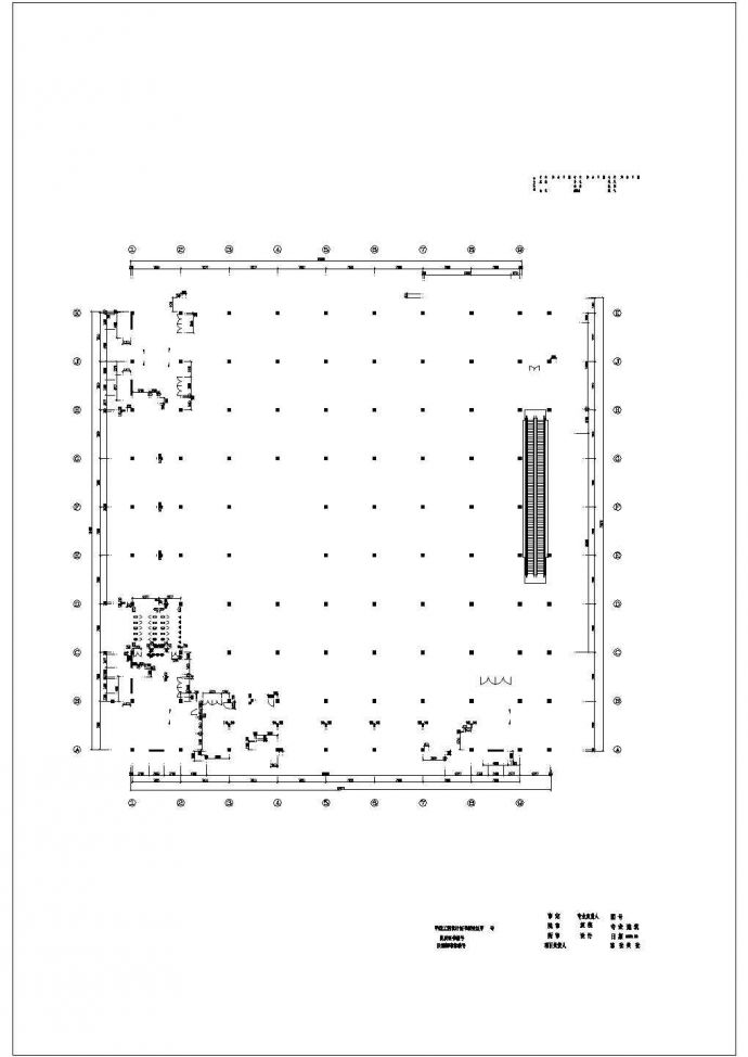 [泰安市]某花园农贸市场建筑方案图非常标准cad图纸设计_图1