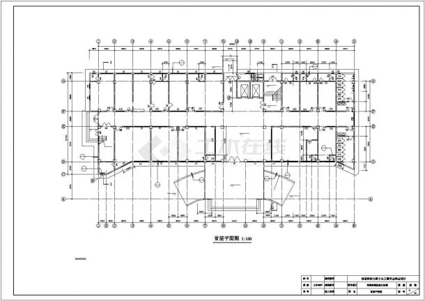 某门诊楼全套设计（6200平，含计算书，建筑图、结构图，PKPM）-图一