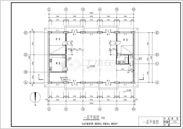 2层：长20米 宽12米 农村住宅建筑设计图【平立剖 门窗表 建筑工程作法】-图二