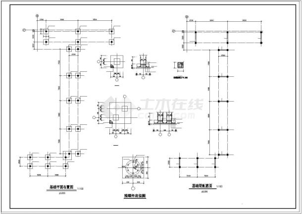 厂房设计_28.2x26m 钢结构厂房结构设计cad图纸-图一