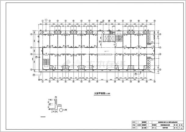 某门诊楼全套建筑设计施工图纸-图二