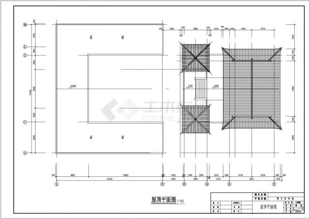 某著名寺庙CAD全套详细建筑施工设计图纸-图二