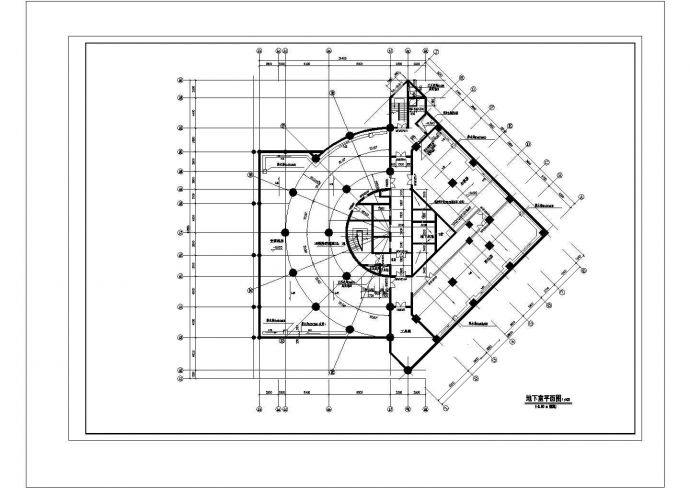 某二十二层大酒店建筑方案图非常标准cad图纸设计_图1