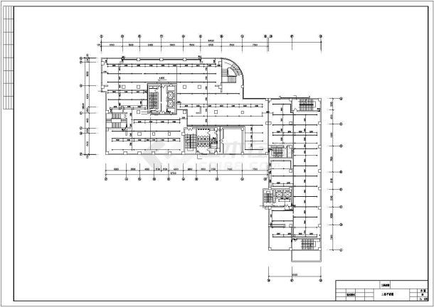 长64米宽28米-1+23层偏L型大厦单身公寓楼给排水施工图（施工说明）-图一