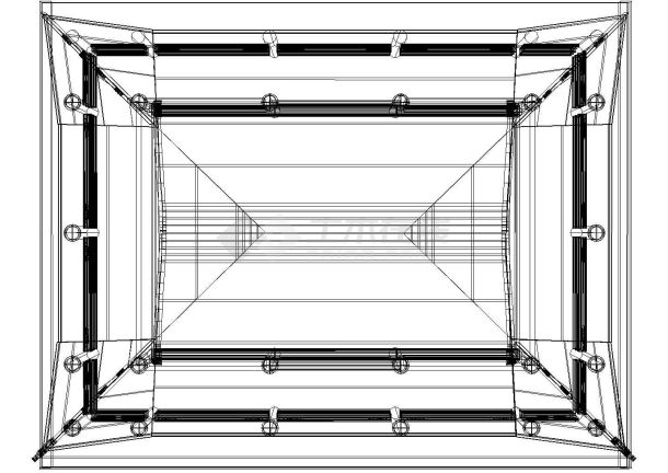 某古建庙宇CAD完整设计详细建筑施工图纸-图一