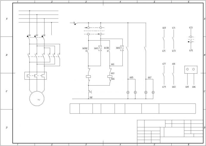 阀门电控电气设计图cad图纸_图1