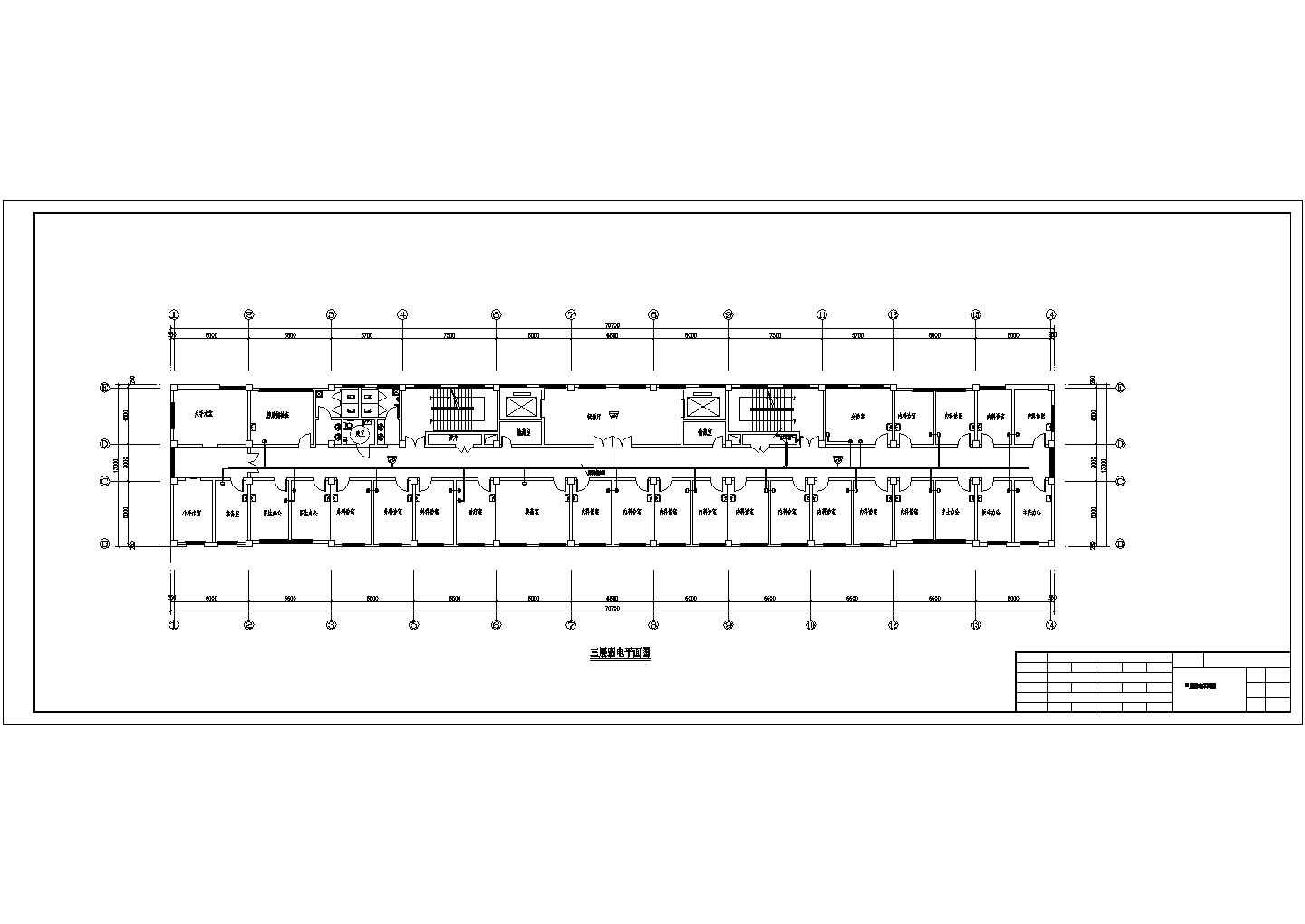 河南某医院门诊楼强弱电全套施工图纸