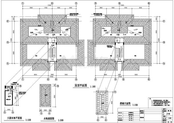 某市底商五层住宅工程设计cad图纸（含建筑设计说明）-图一