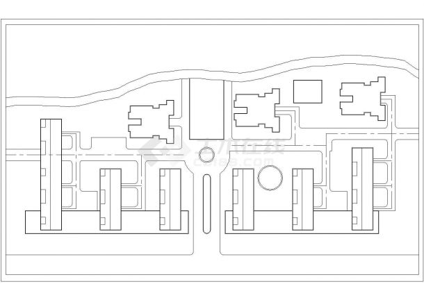 某建筑妖体CAD全套设计完整大样环境平面图-图一