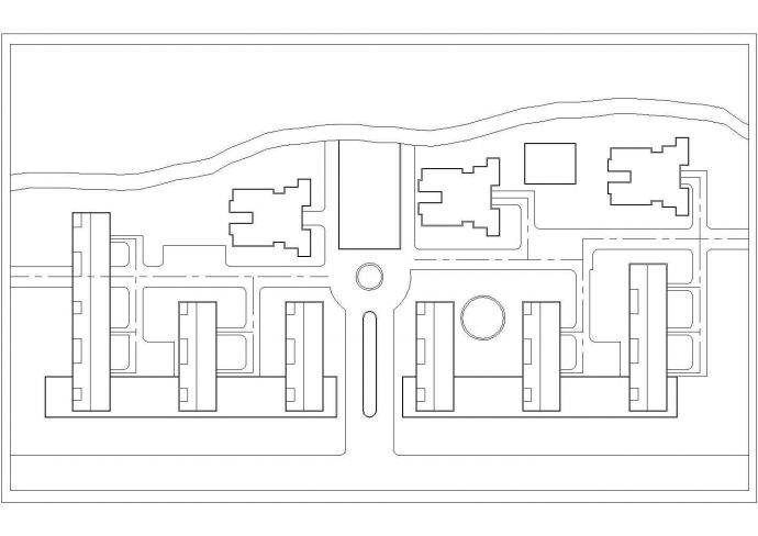 某建筑妖体CAD全套设计完整大样环境平面图_图1