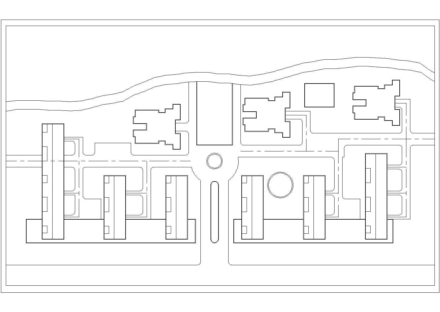 某建筑妖体CAD全套设计完整大样环境平面图