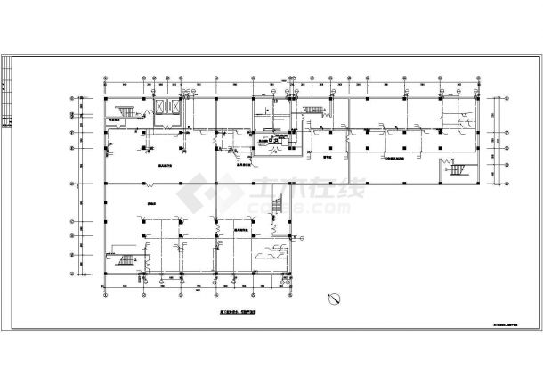  -1+6层4120.3平米县中医院门诊楼给排水设计施工图（长79.5米 宽37.5米）-图二