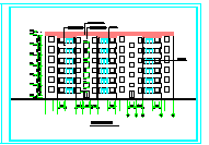 某多层住宅建筑设计CAD方案全图