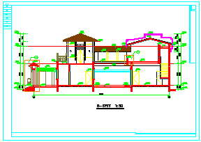 北京经典四合院全套建筑CAD施工及效果图纸