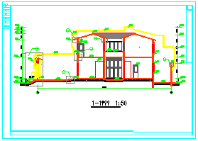 北京经典四合院全套建筑CAD施工设计及效果图纸_图1