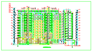 [北京]万科高层住宅楼施工cad方案设计图纸_图1
