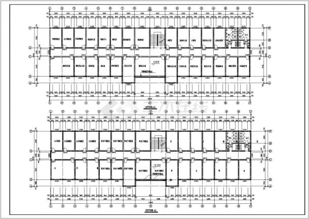 4层L型3437.4平米砖混门诊楼建筑施工图-图二