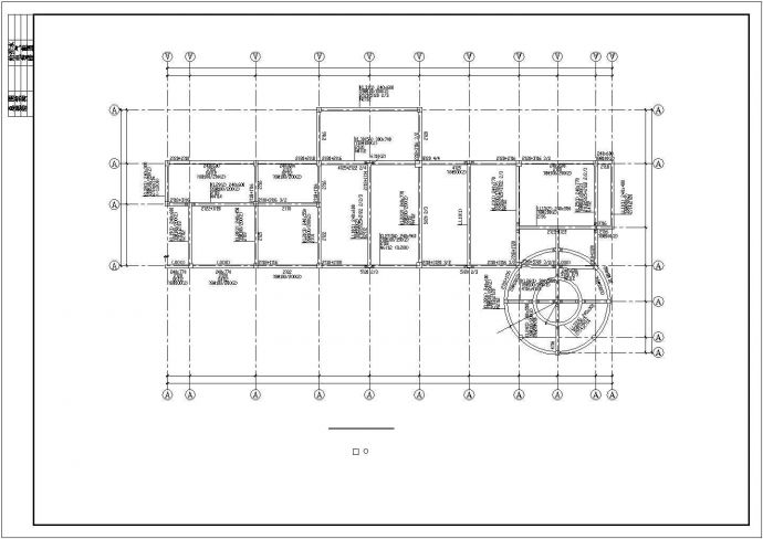 某地3层框架办公楼结构CAD施工图(设计说明）_图1