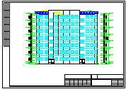 某6层砖混房住宅屋建筑cad施工设计图纸_图1