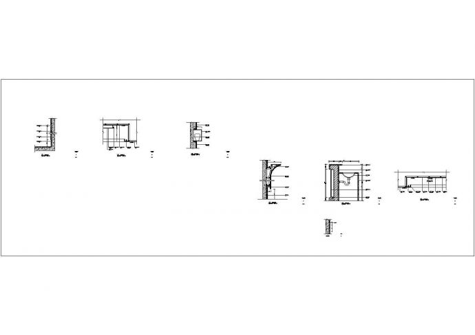 某二层中餐厅CAD全套装修室内设计大样图_图1
