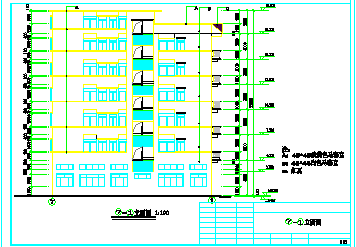 某多层出租屋建筑设计全套cad施工图_图1