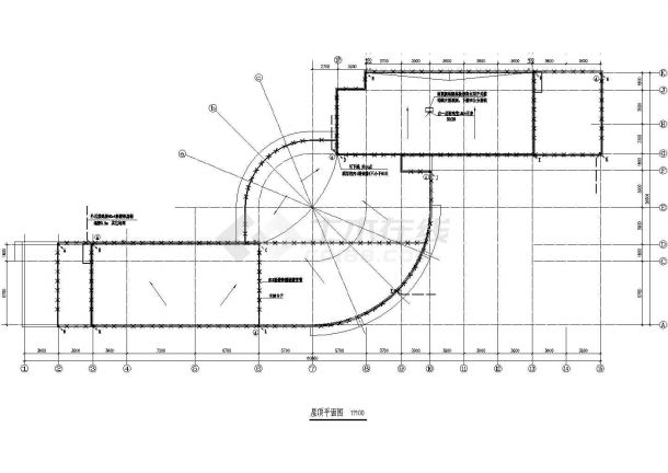 某2150平方米办公楼电气设计施工图-图一