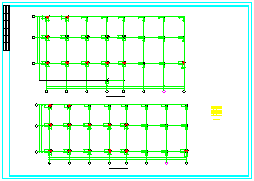 多层框架结构cad设计施工图纸_图1