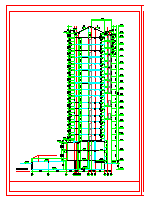 高层住宅楼全套建施设计CAD图纸-图一