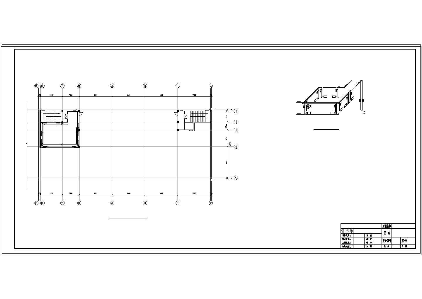 中型商场空调全套CAD设计施工图纸