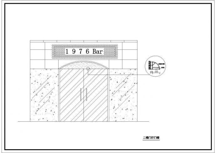 【扬州】某中式早茶餐厅装修施工设计图【平面布置图 包间立面图】_图1