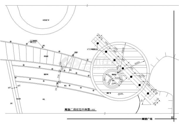  Complete CAD Detail Design and Construction Drawing of a Sculpture Leisure City Plaza - Figure 1