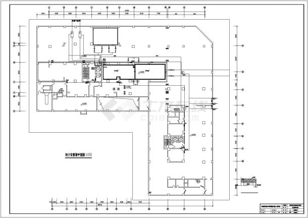 办公楼设计_[学士]吉林某二十三层办公楼全套给排水cad图纸(含计算说明)-图二