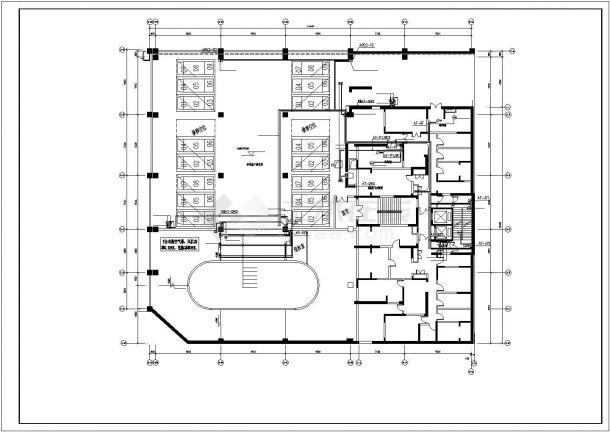 张家口某大型商住楼配电设计cad全套电气施工图纸（含设计说明，含弱电设计，含3栋设计）-图二