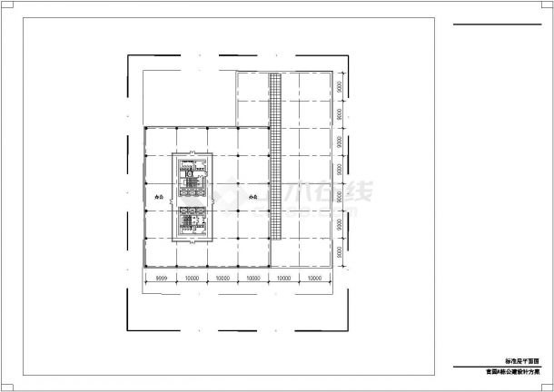 某花园综合楼设计CAD大样完整构造方案-图二
