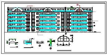 小区住宅楼全套建施设计CAD图_图1
