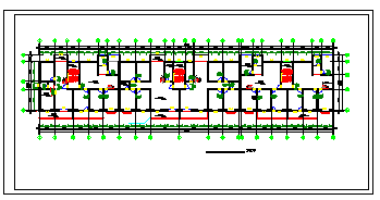 小区住宅楼全套建施设计CAD图-图二