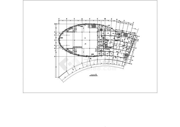 某食堂平面和屋顶网架CAD结构设计完整大样图-图二