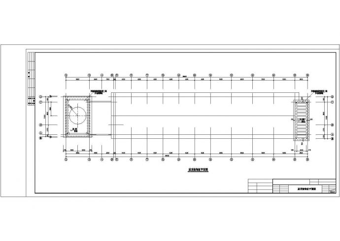 某2791㎡四层框架结构学校教学楼建筑施工图，共十四张_图1