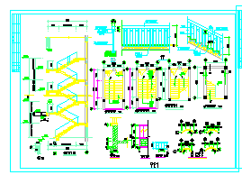江南住宅全套建筑设计CAD图-图二