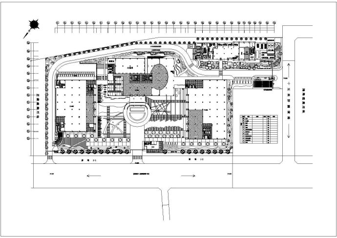 某地区新建厂区植栽布置详细方案设计施工CAD图纸_图1