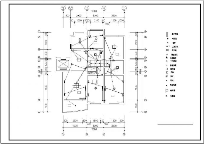 某高层住宅楼室内家装cad设计施工图（带详细参数）_图1